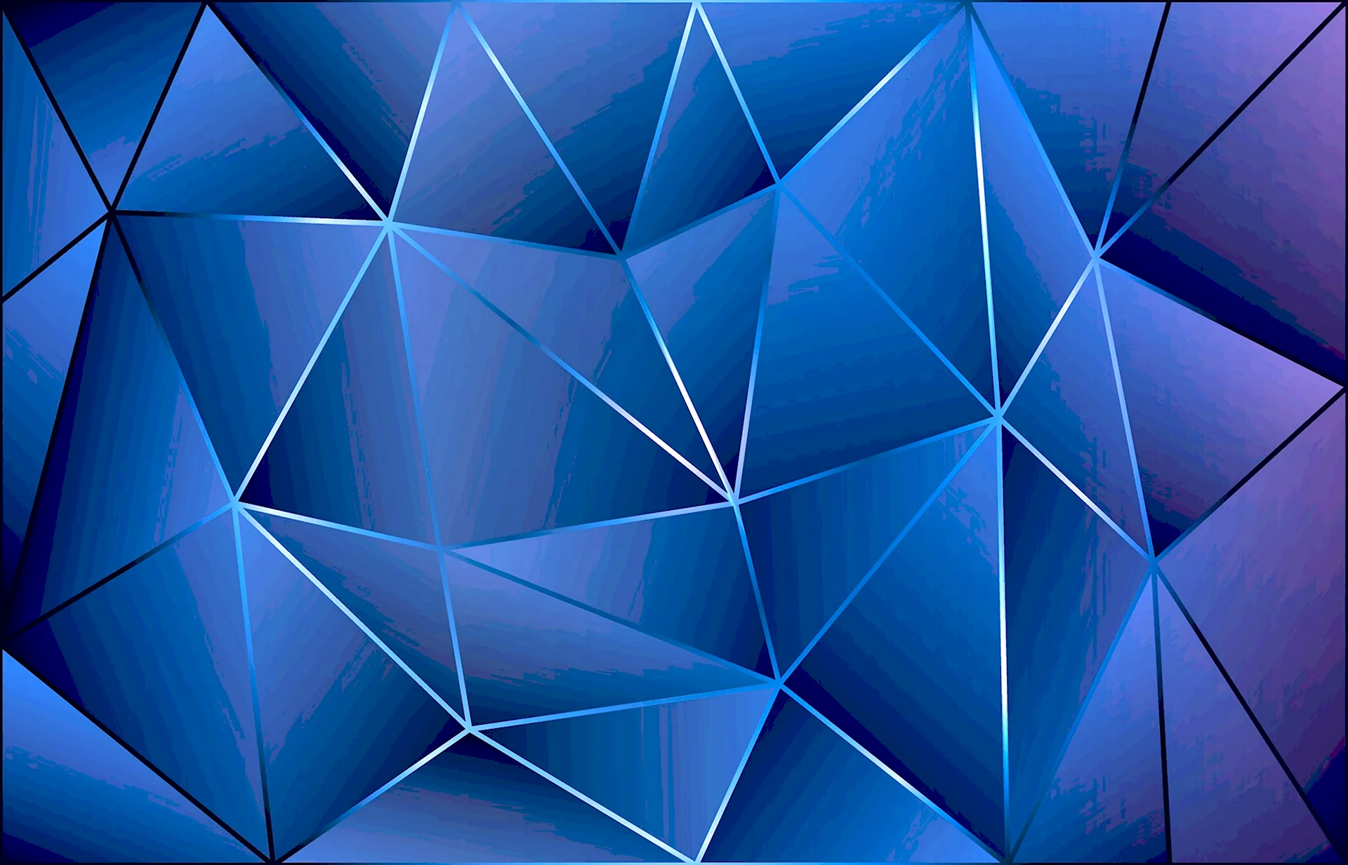 Синий геометрический фон