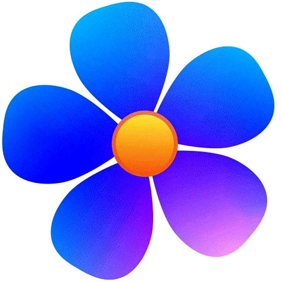 Синий цветок для детей