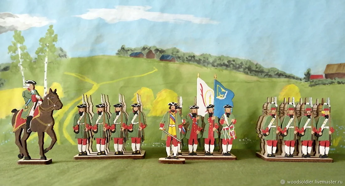 Солдатики 18 века