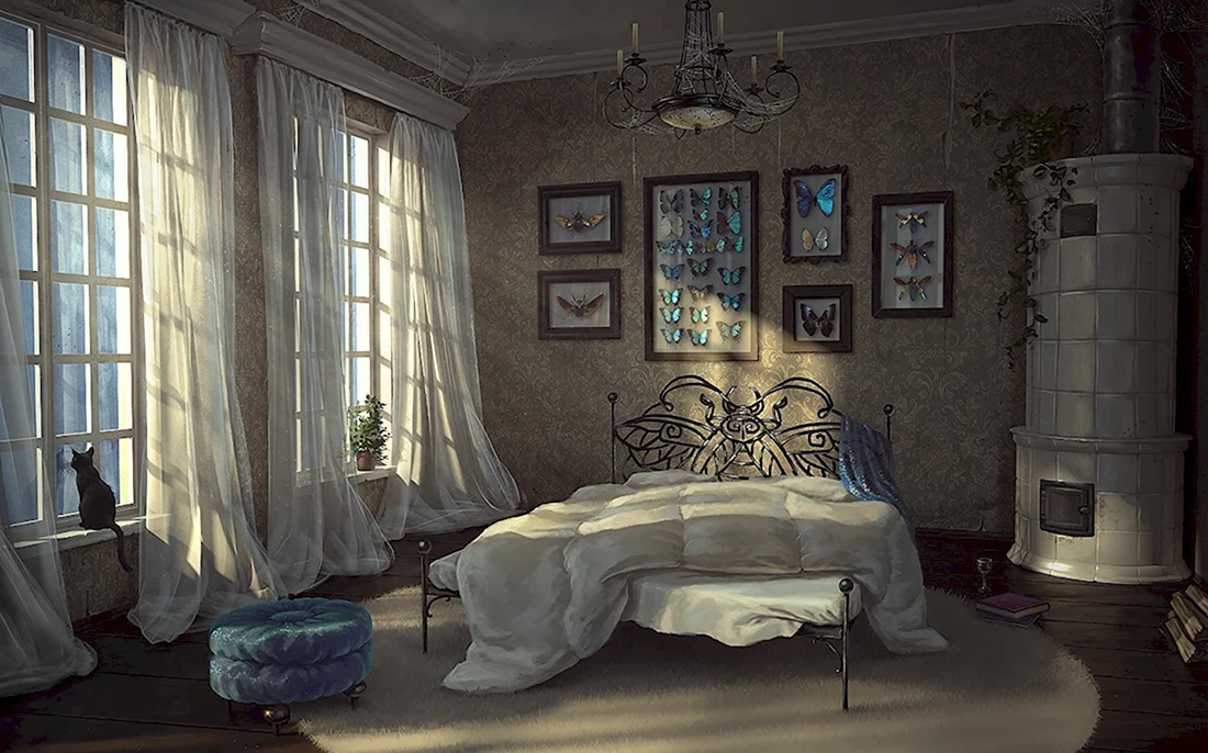 Спальня в фэнтезийном стиле
