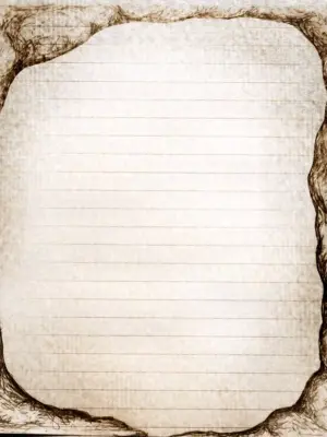 Старинный лист для письма