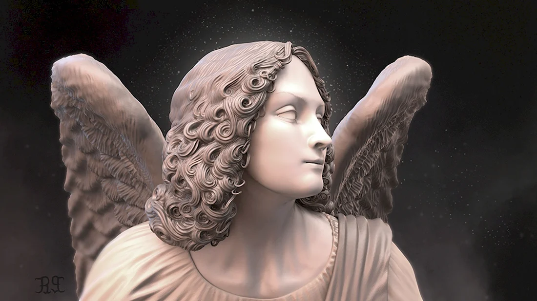 Статуя плачущего ангела