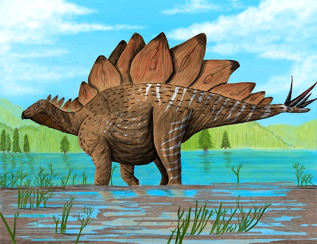 Стегозавр Юрского периода