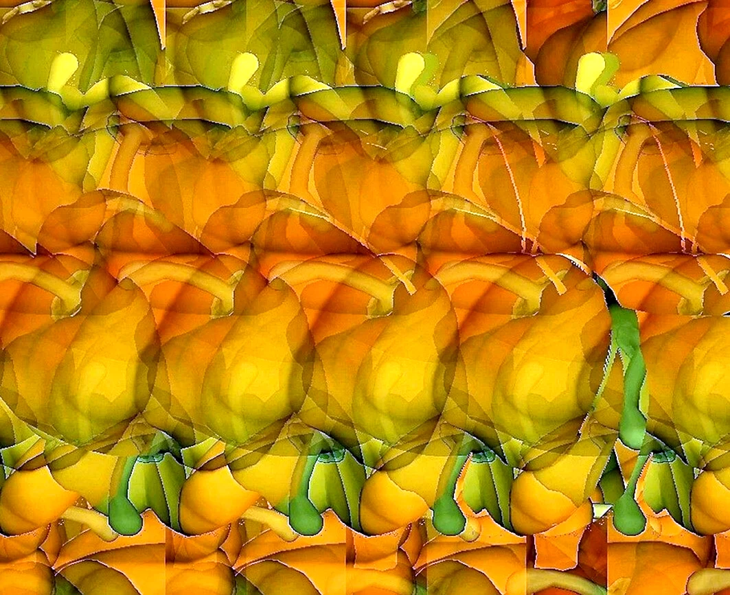 Стереокартинки ананасы