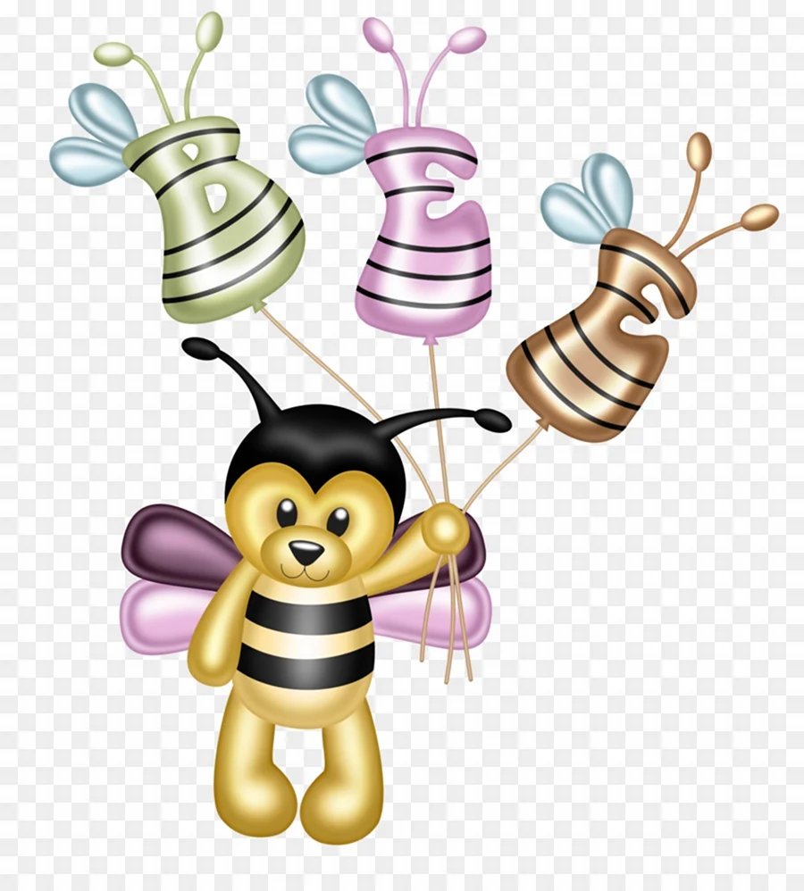 Стилизованные пчелки