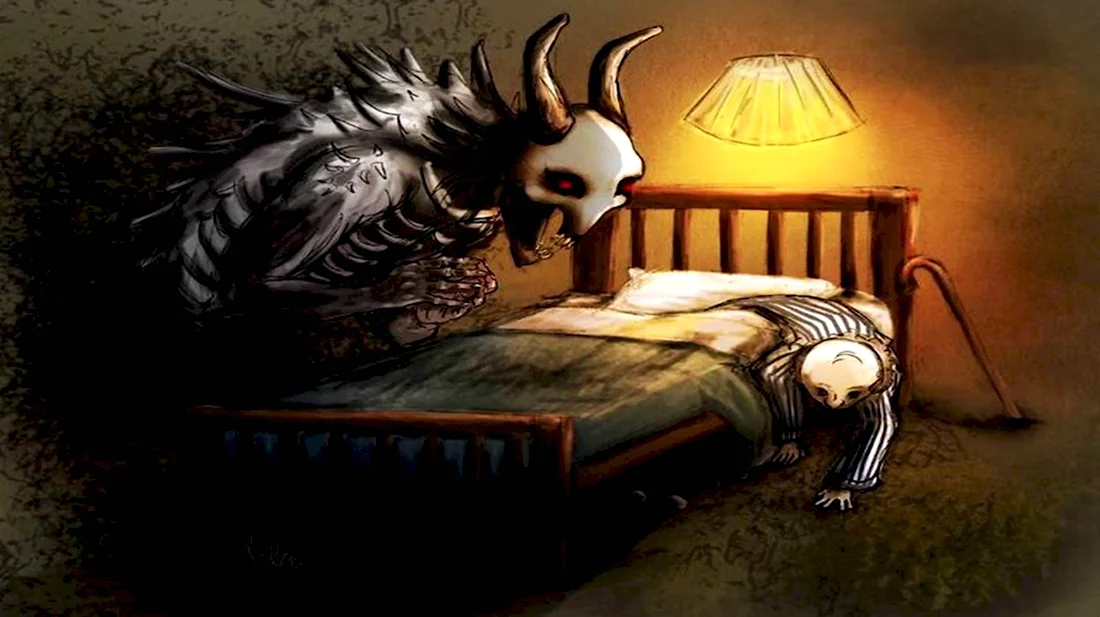 Страшные монстры под кроватью