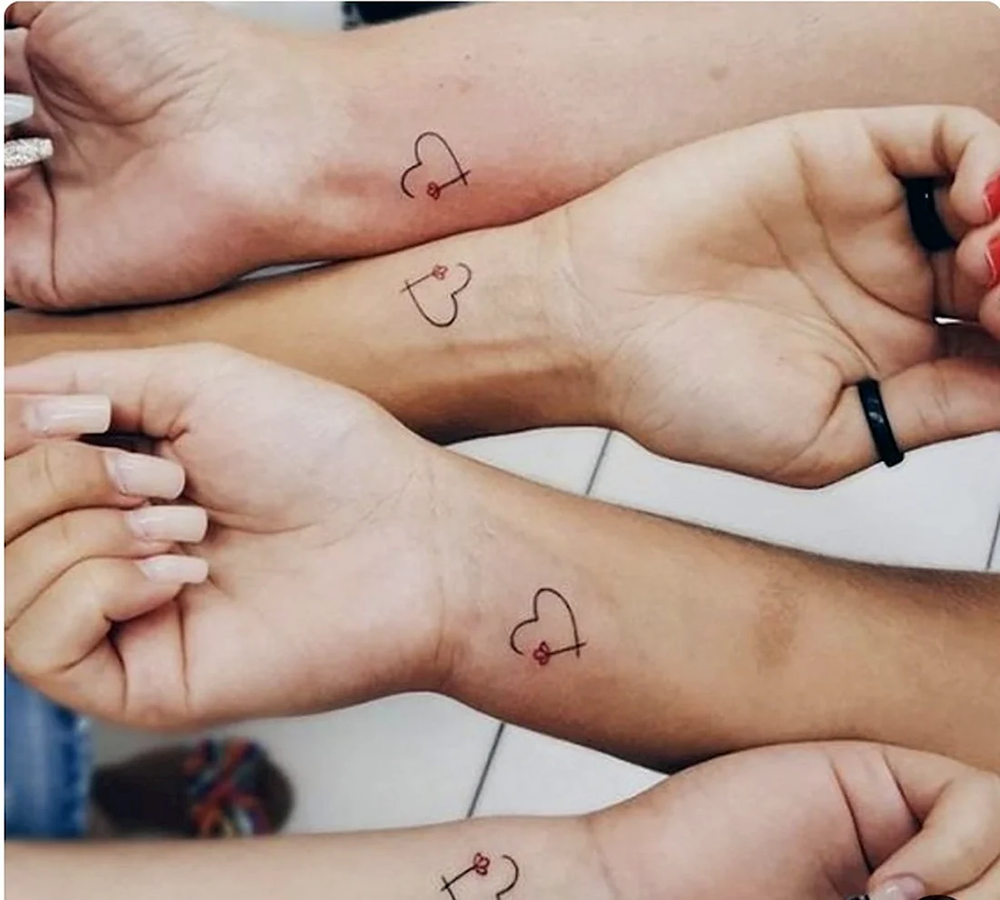 Татуировки для подруг