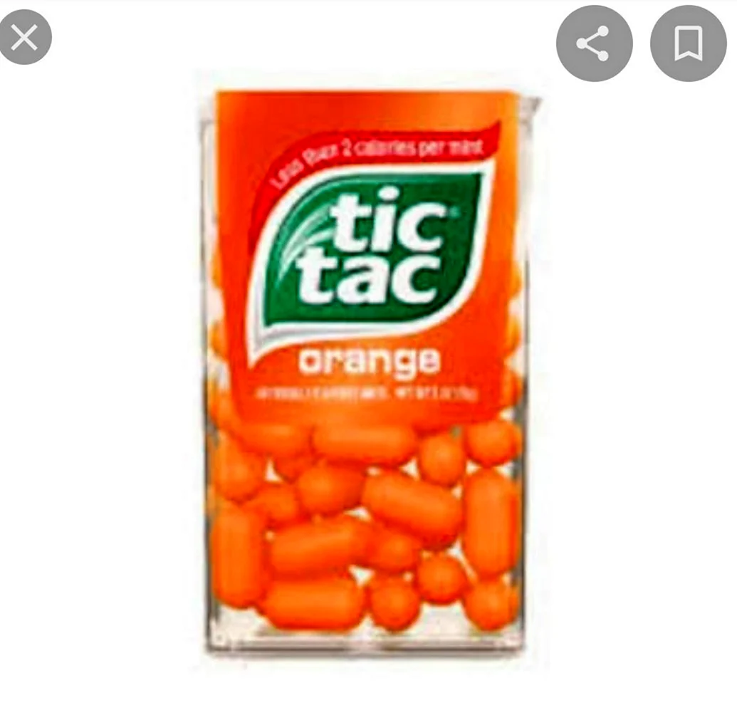 Tic tac Orange