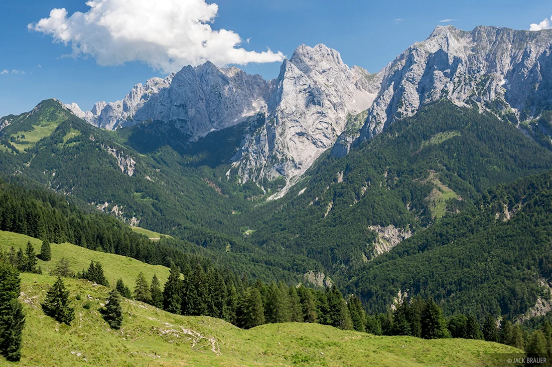 Тироль Австрия кайзеровские горы