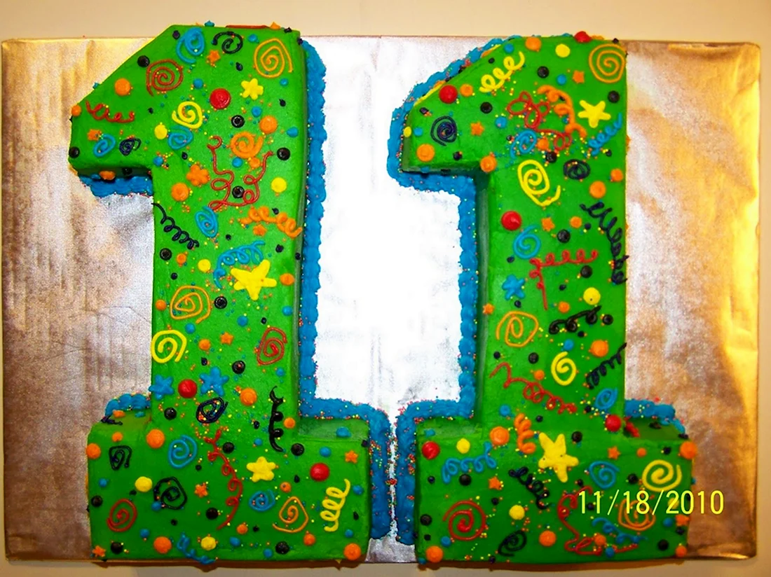 Торт для мальчика 10 лет на день рождения цифра