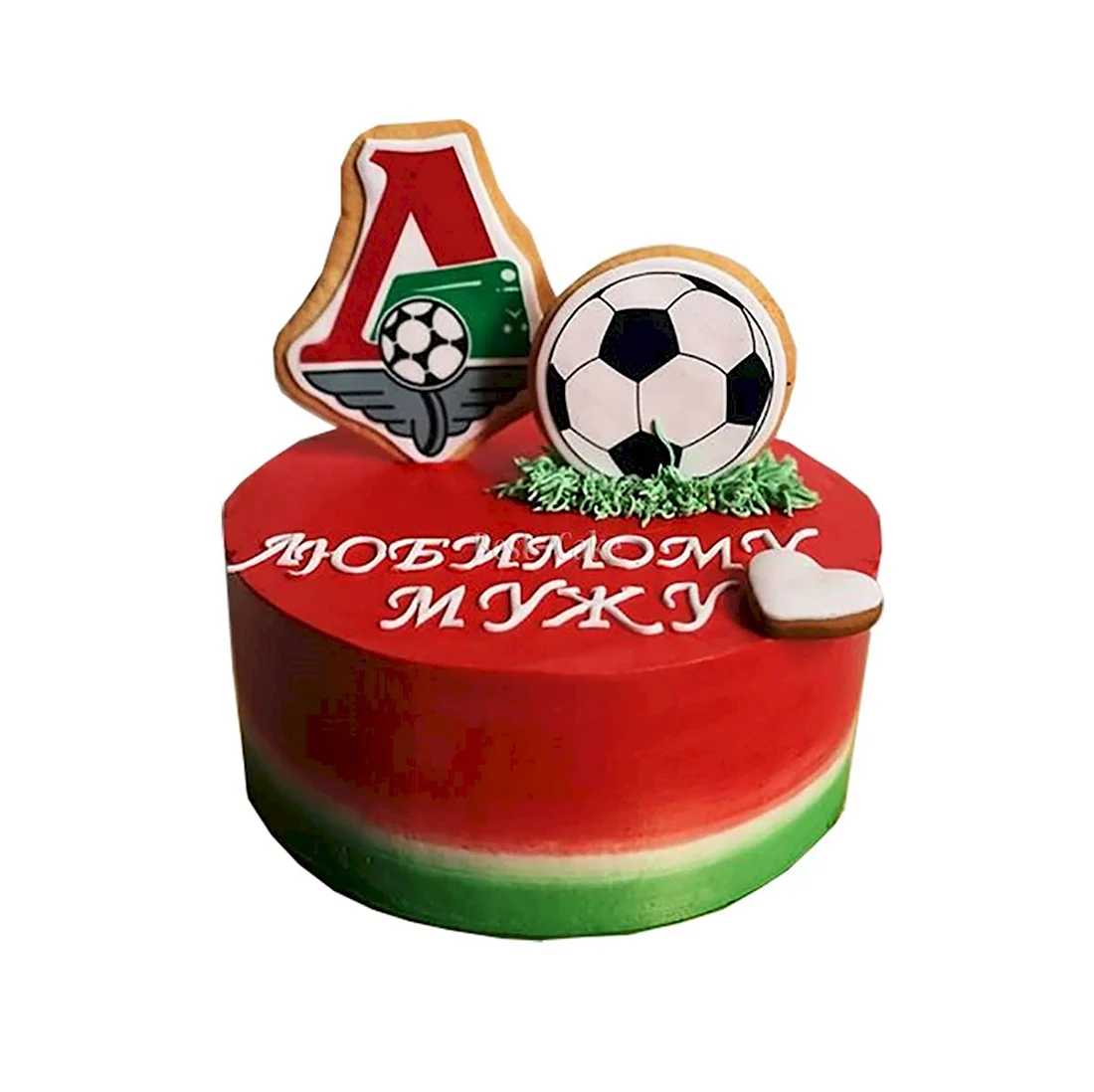 Торт футбольный Локомотив