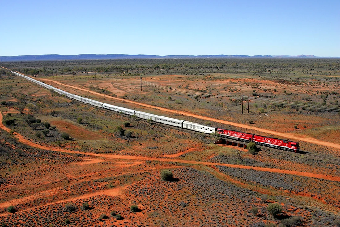 Трансконтинентальная железная дорога Австралия