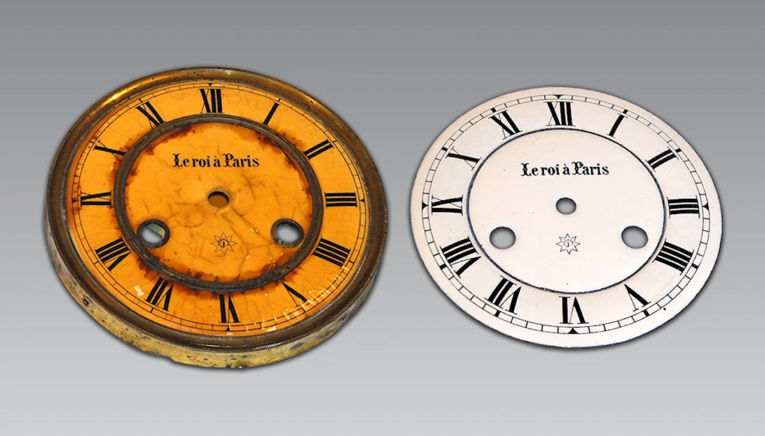 Циферблат часов le roi a Paris