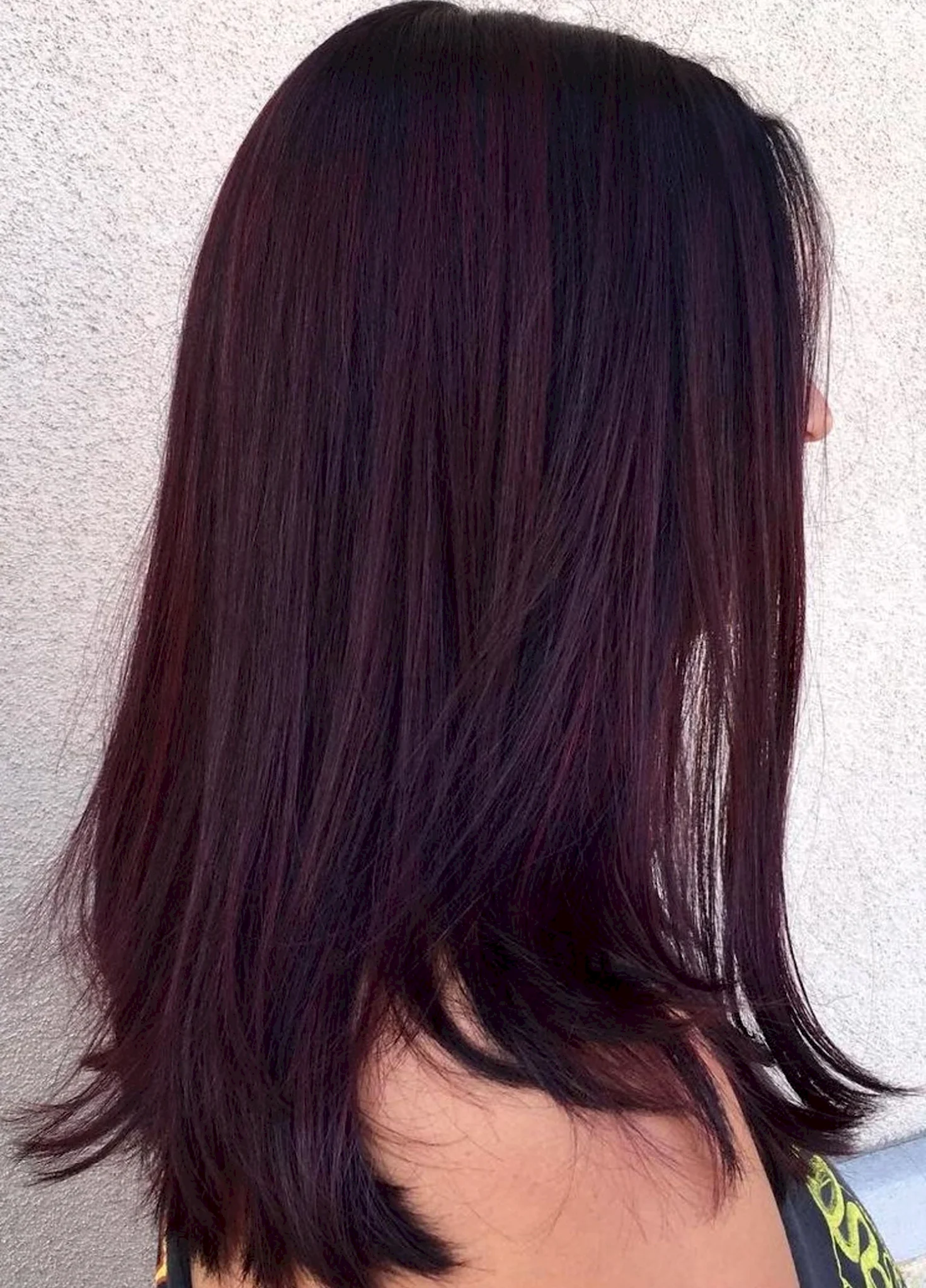 Цвет волос баклажан бургунди