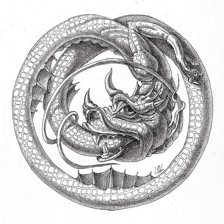 Уроборос дракон