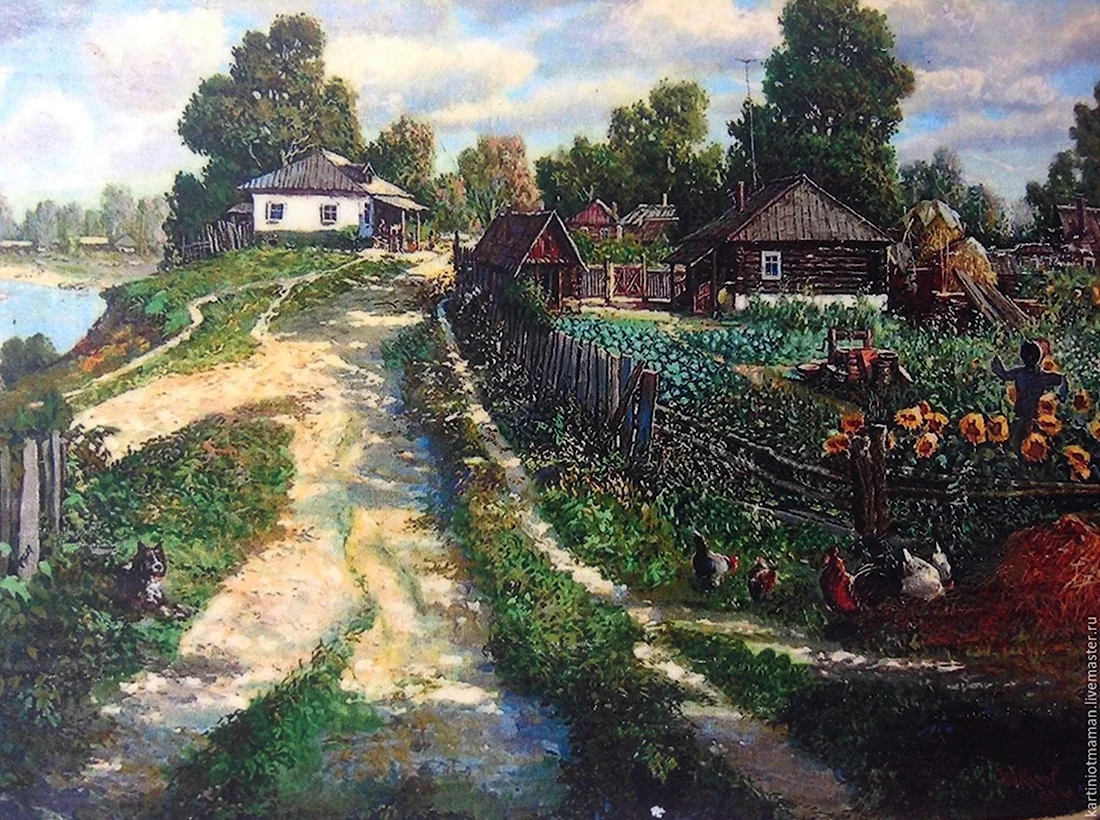 Валерий Семин деревня деревенька