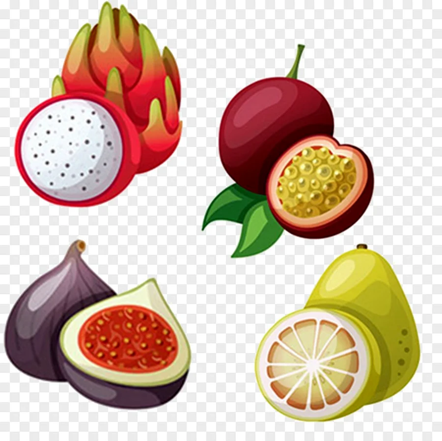 Векторные фрукты