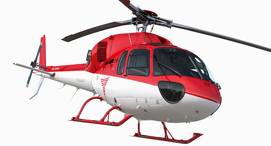 Вертолет Air Rescue красный 3