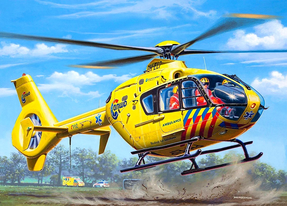 Вертолет ec135 Nederlandse Trauma Revell