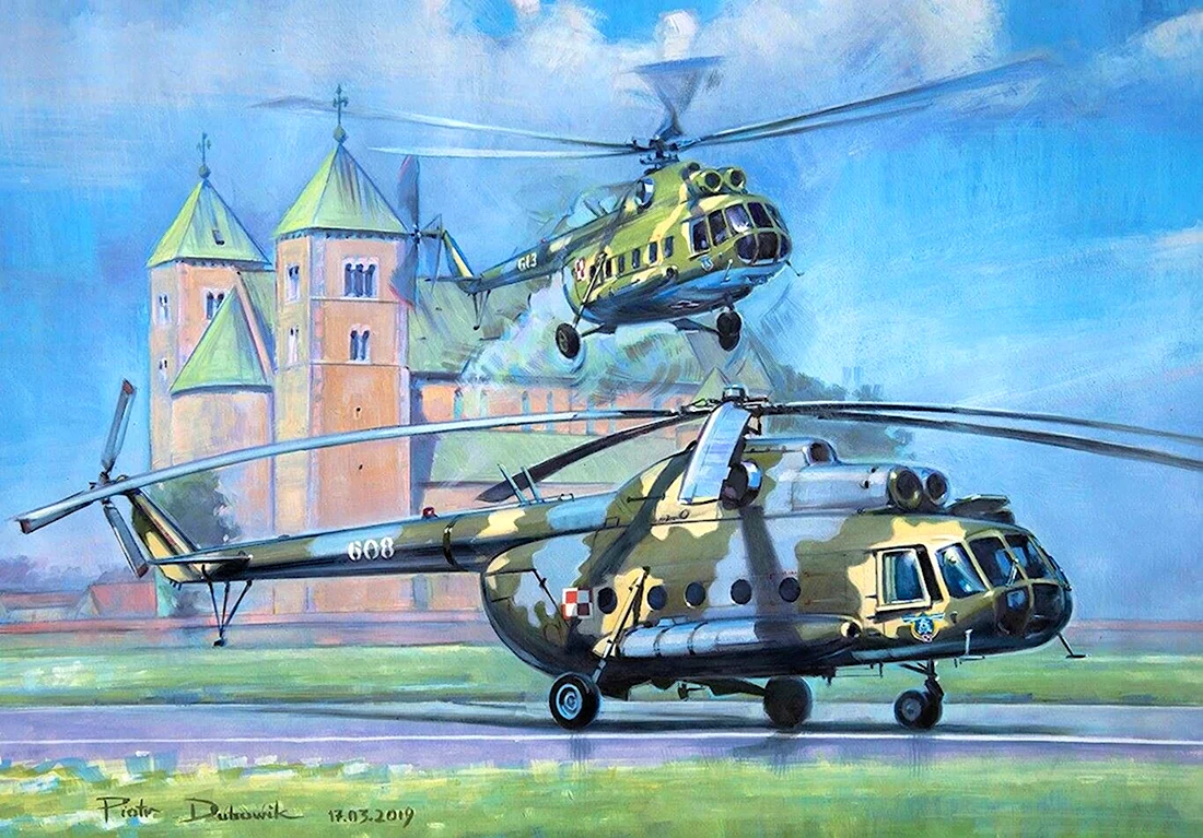 Вертолет ми-8 арт