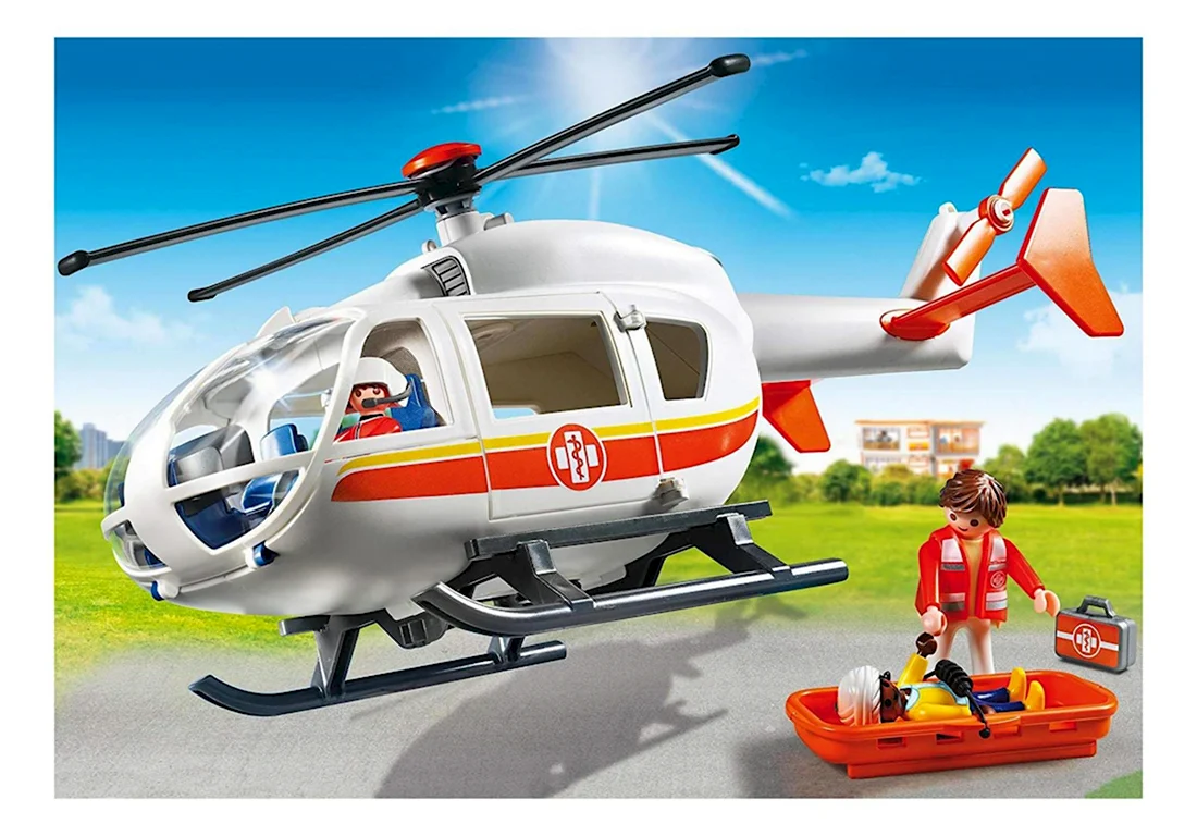 Вертолет спасательный Плеймобил
