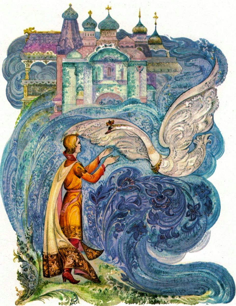 Виктор Лагуна иллюстрации к сказкам Пушкина