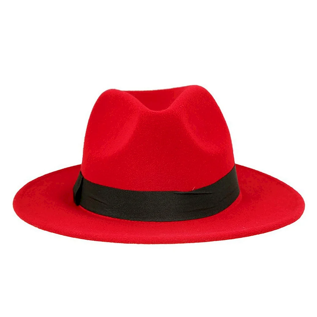Vintage Unisex Wool Jazz hats large Brim felt cloche Cowboy
