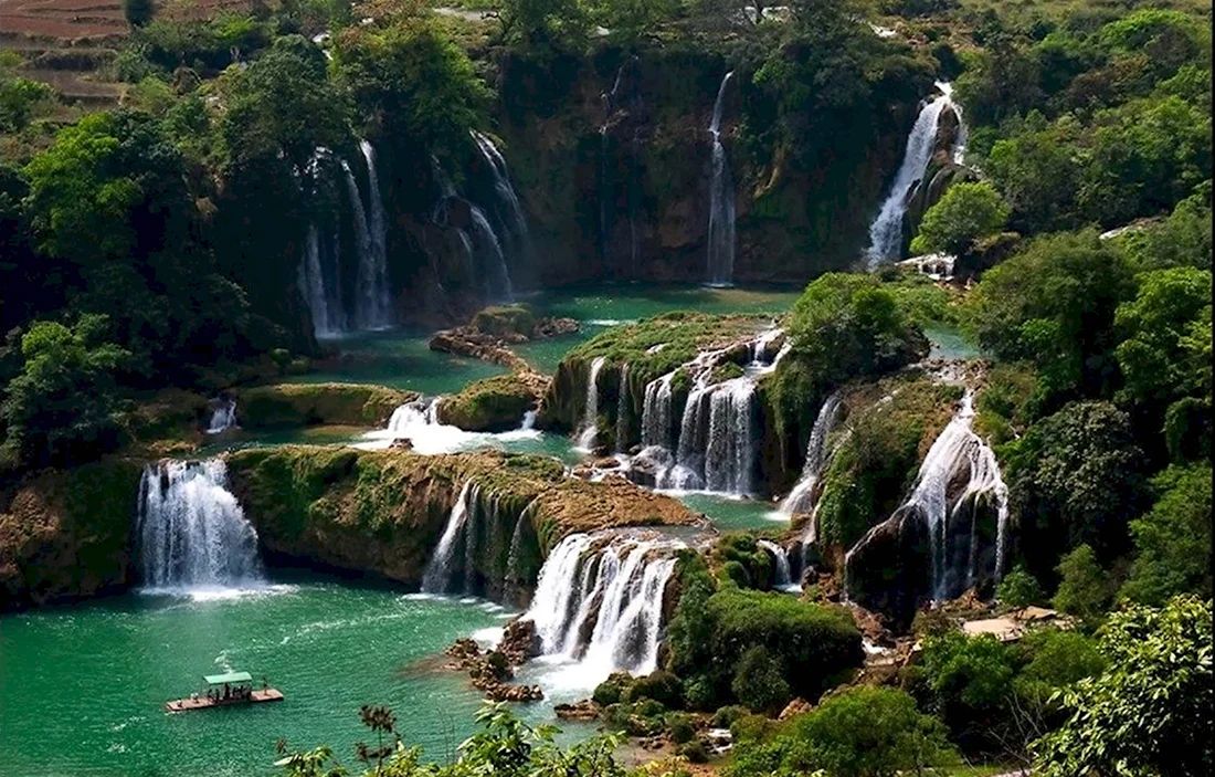 Водопад банзёк Вьетнам