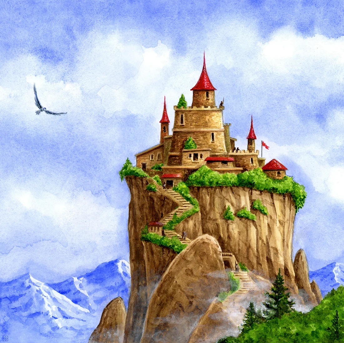 Замок в горах