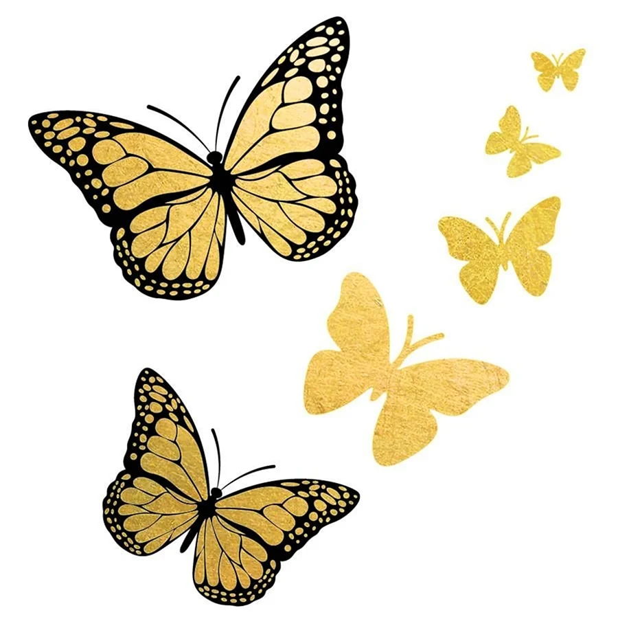 Золотистая бабочка