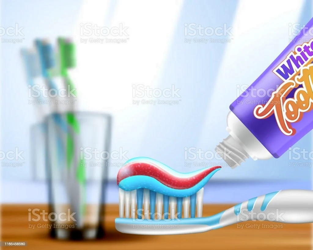 Зубная щетка макет