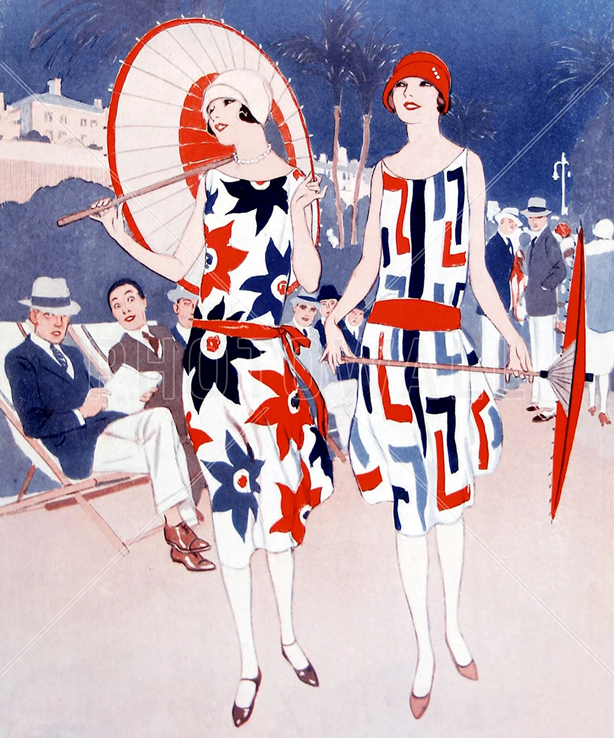 1930 Год Америка арт деко мода