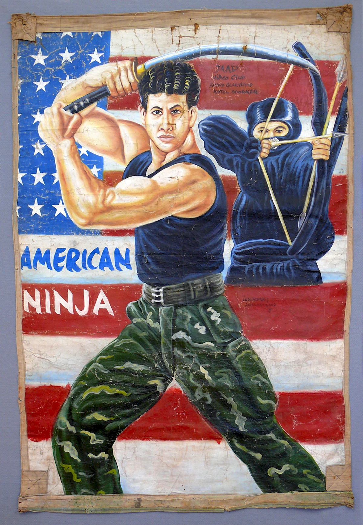Американский ниндзя плакат