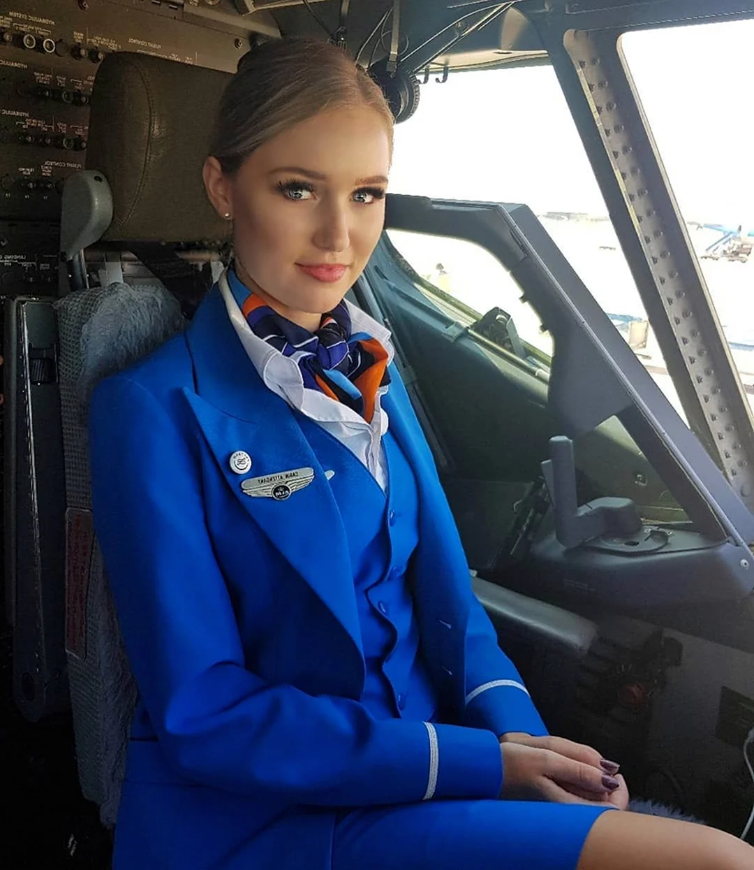 Анастасия Берзегова стюардесса