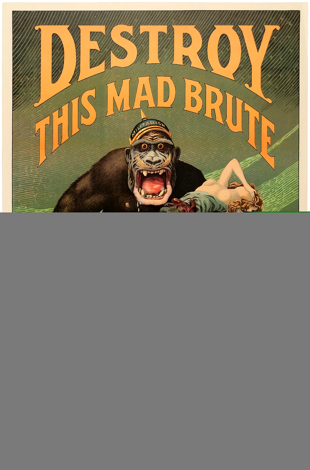 Антигерманские плакаты первой мировой