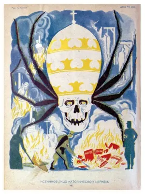 Антирелигиозные плакаты СССР