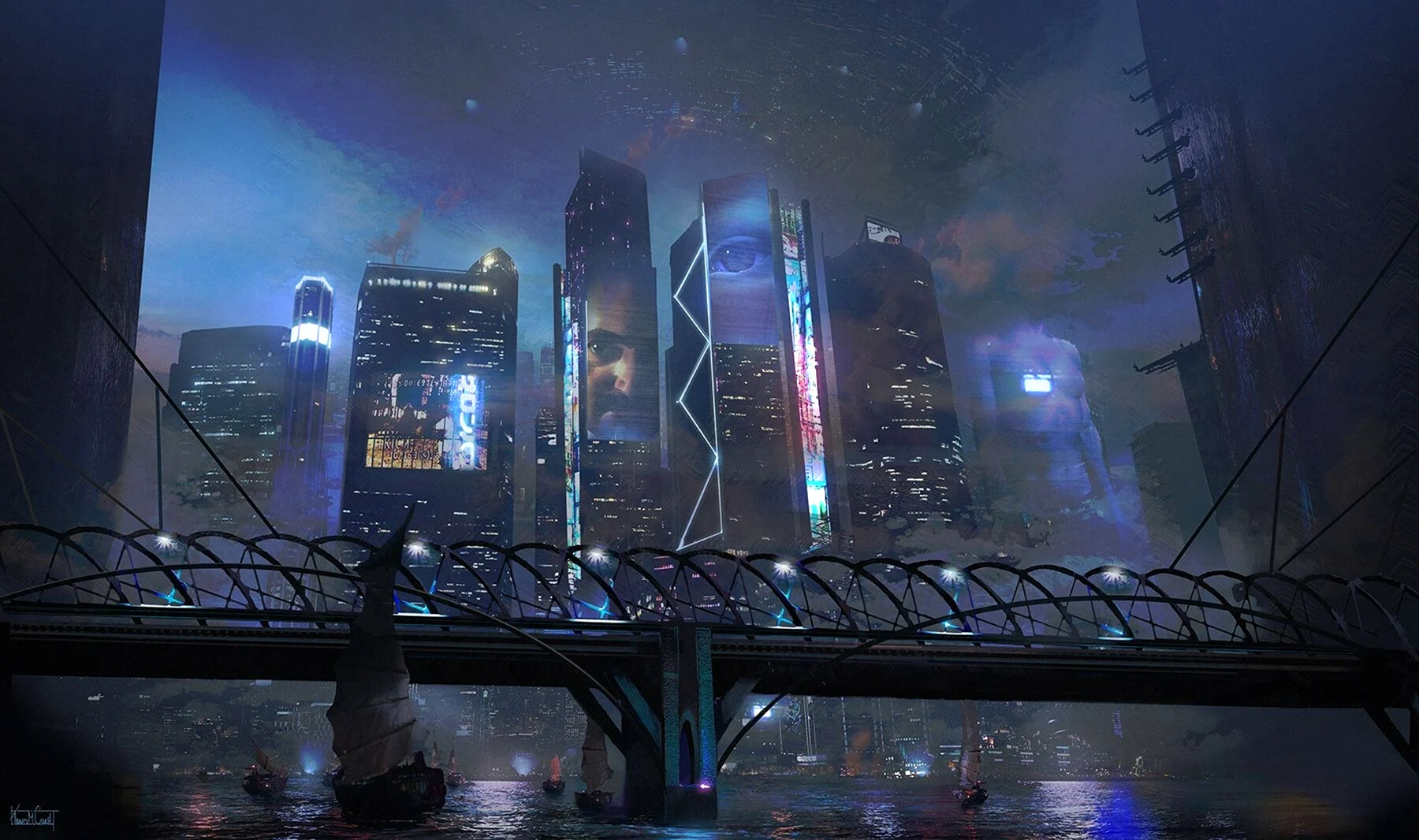 Cyberpunk мост