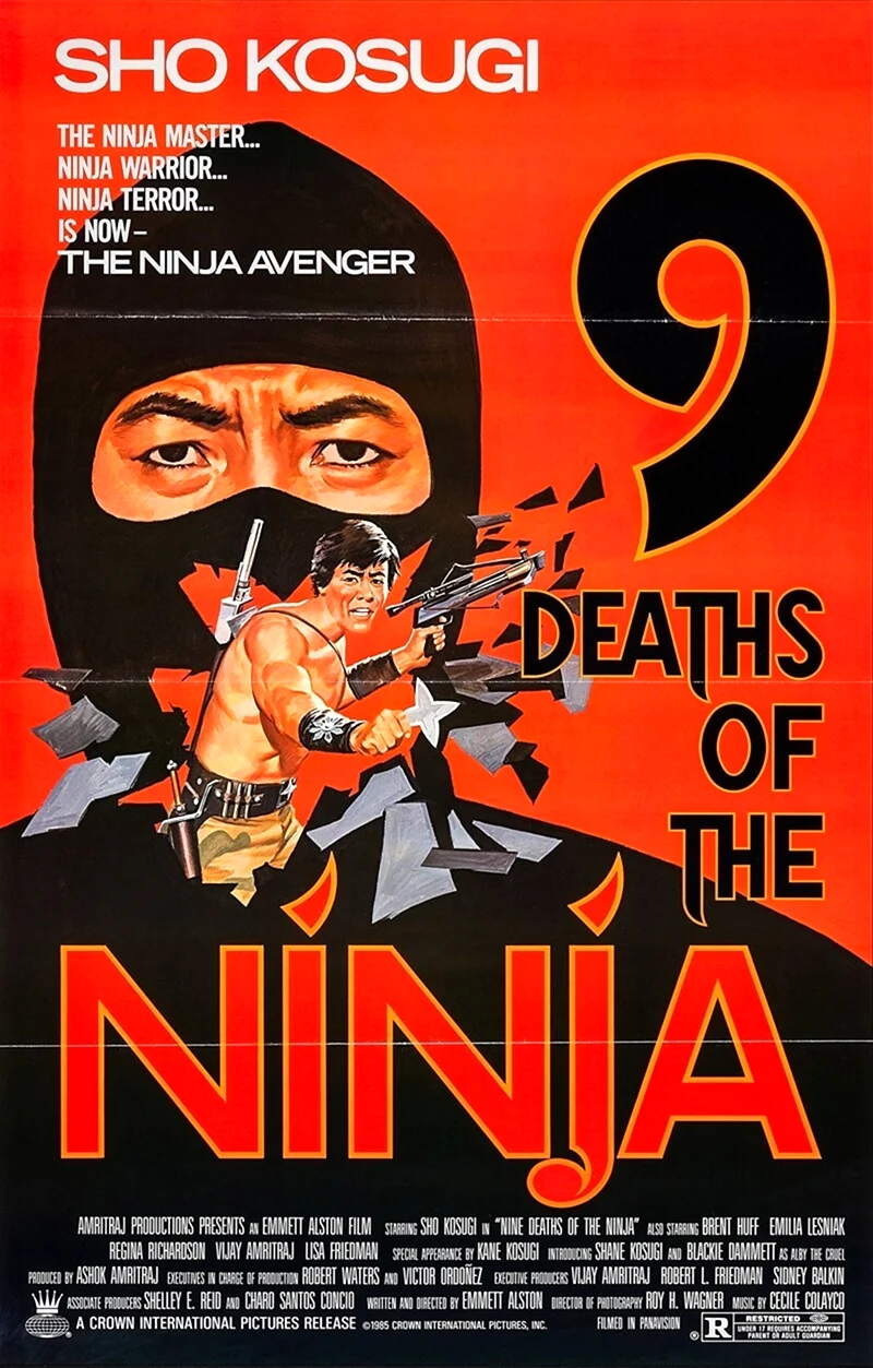 Девять смертей ниндзя 1985