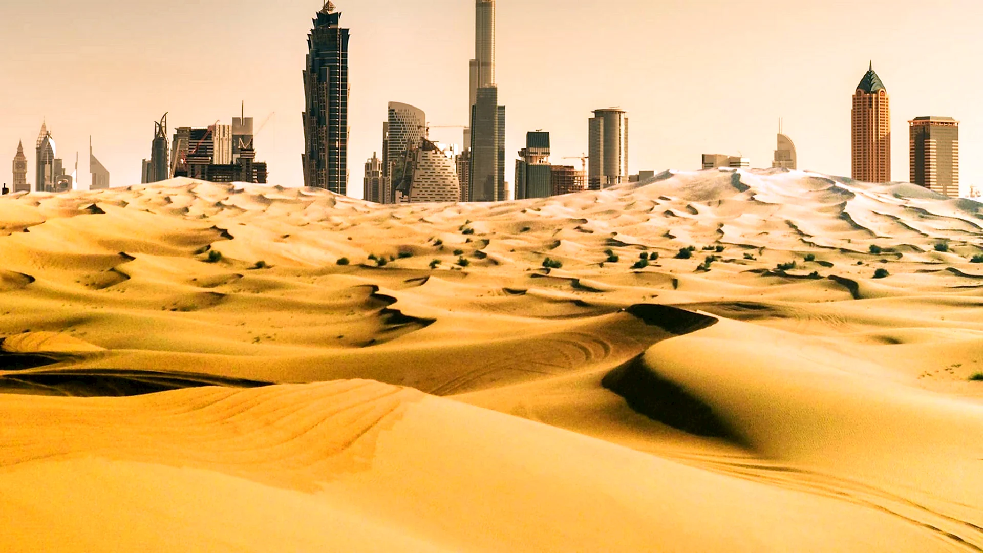 Дюны в Абу Даби