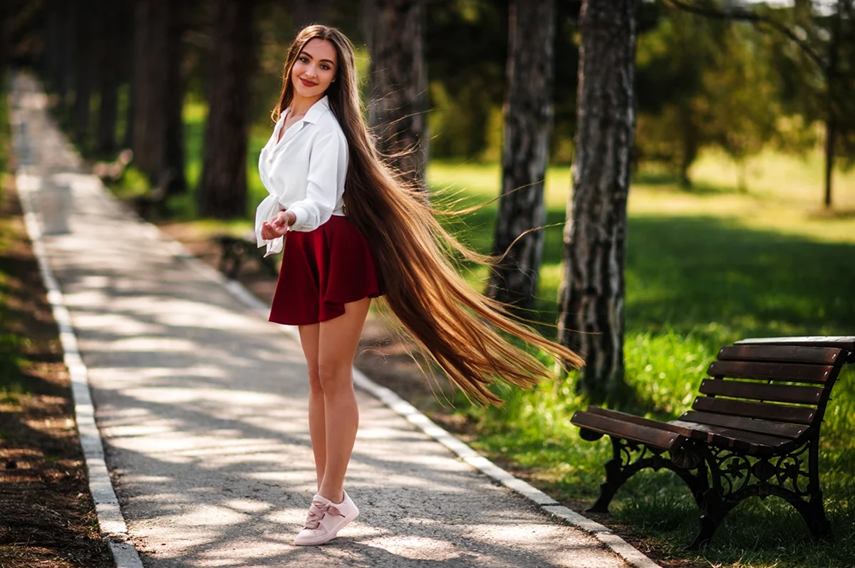 Длинные волосы Анастасия Савченко