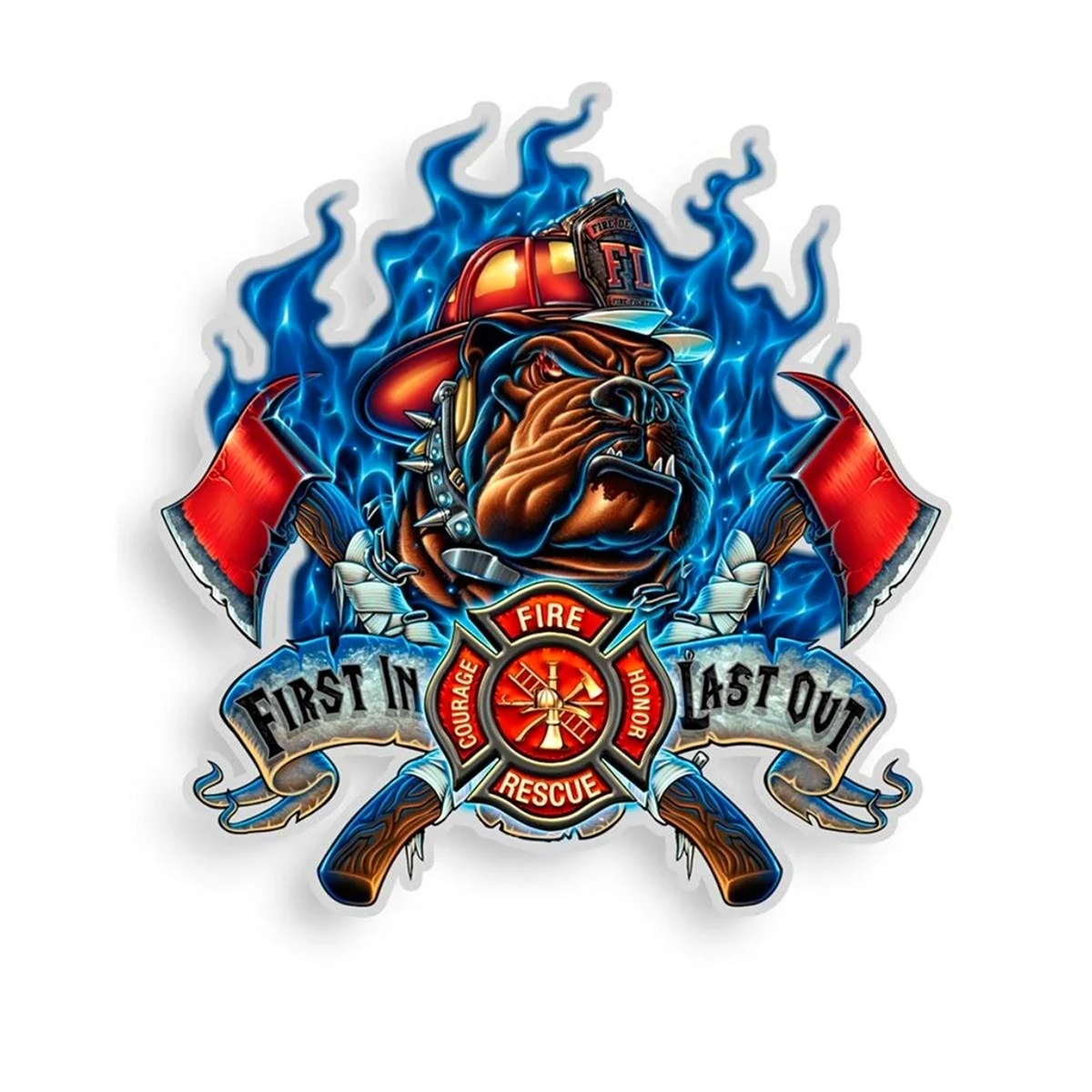 Эмблемы пожарных США