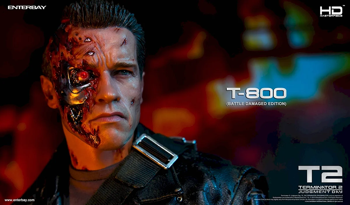 Enterbay Terminator 2 t-800 Battle Damaged 14