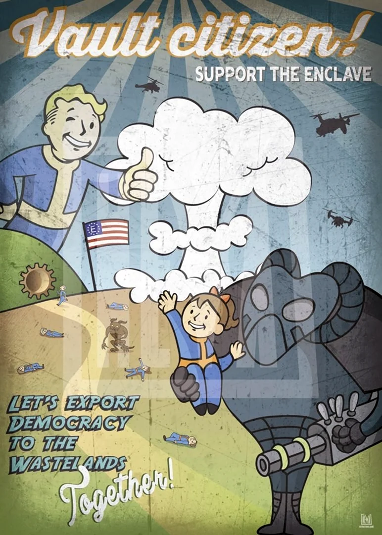 Fallout плакаты
