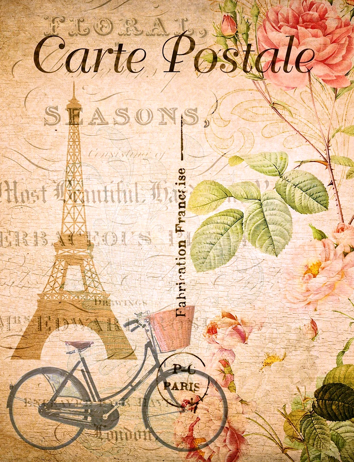 Французские открытки Винтаж