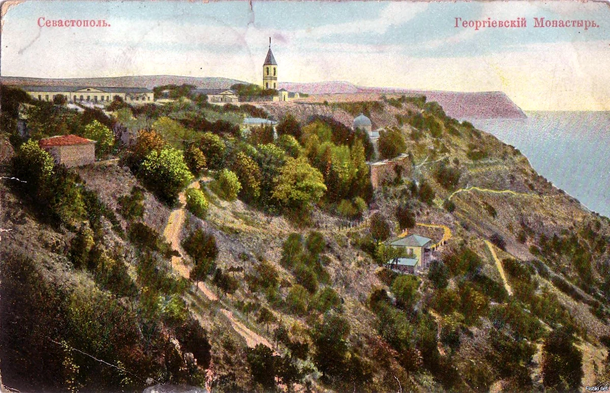 Георгиевский монастырь Фиолент картина