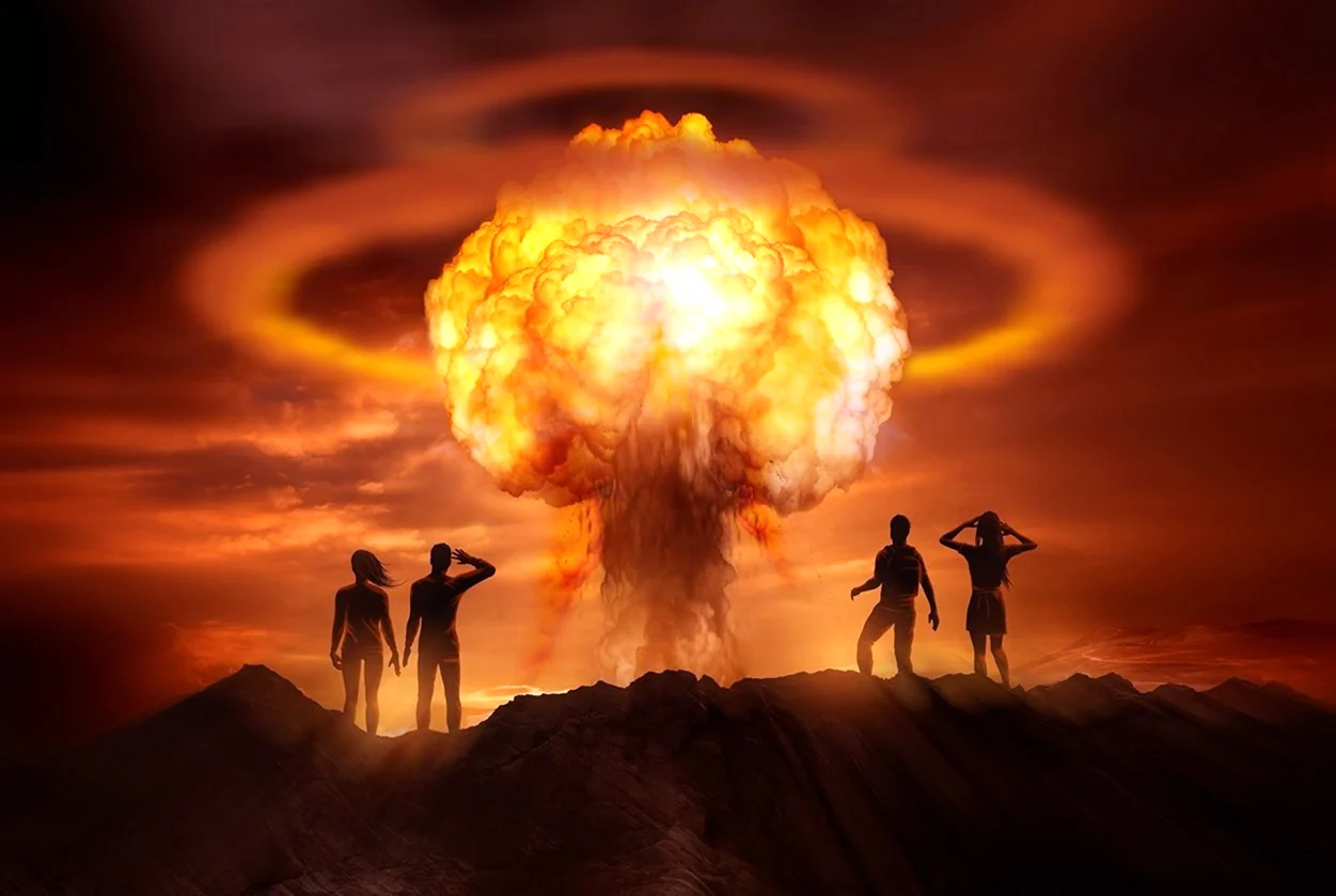 Ядерный взрыв люди