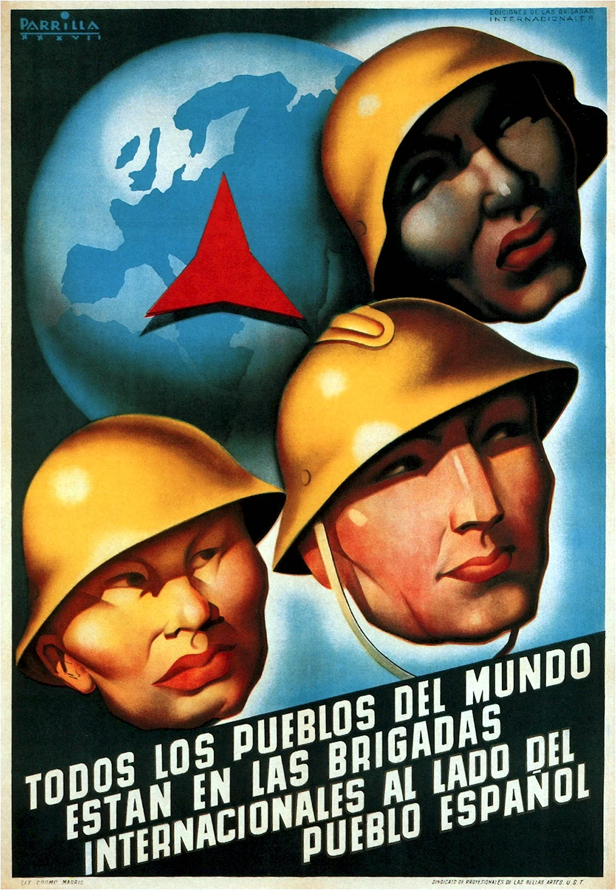 Испанские коммунистические плакаты