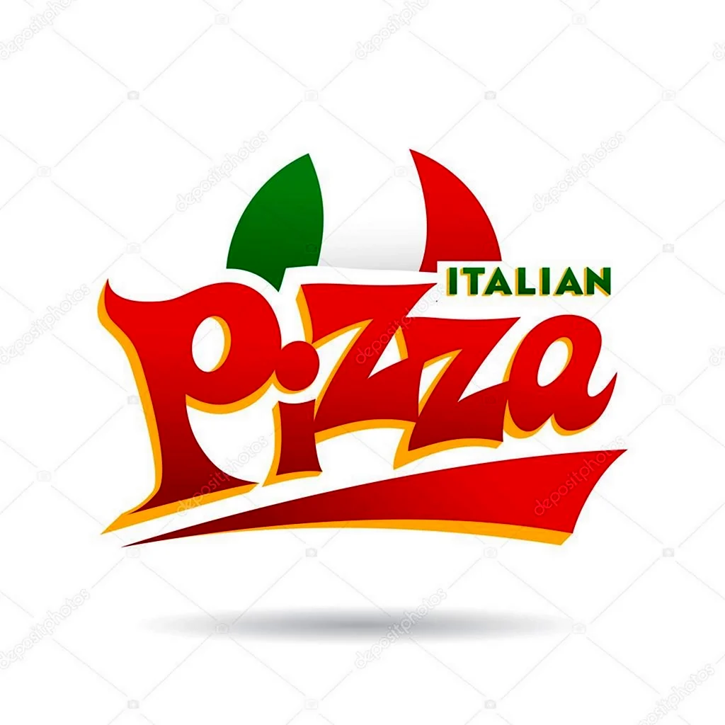 Итальянская пиццерия логотип