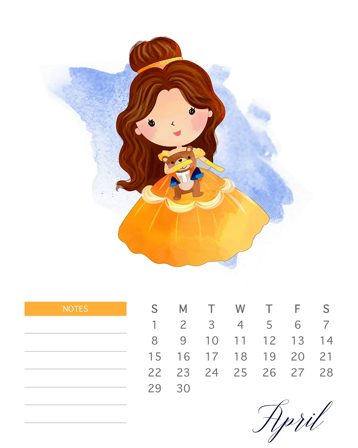 Календарь иллюстрация