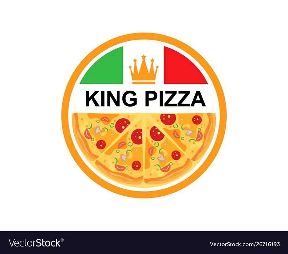 King pizza logo